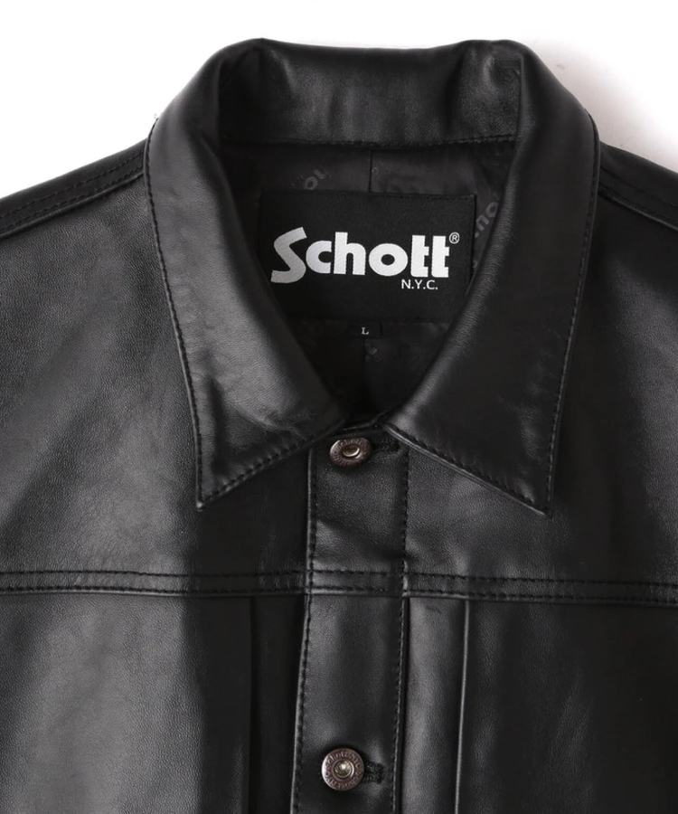 JACKROSE(ジャックローズ) |Schott/ショット SHEEP LEATHER 1st TRACKER JACKET(MENS)
