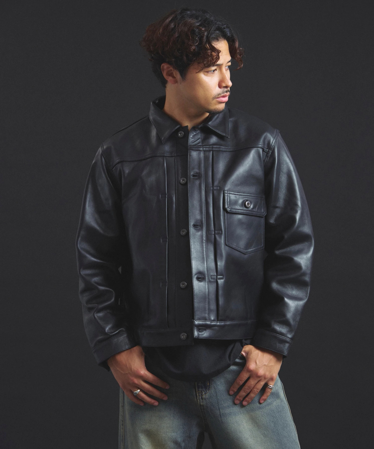 JACKROSE(ジャックローズ) |Schott/ショット SHEEP LEATHER 1st TRACKER JACKET(MENS)