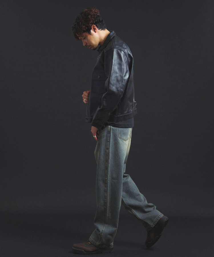 JACKROSE(ジャックローズ) |Schott/ショット SHEEP LEATHER 1st TRACKER JACKET(MENS)