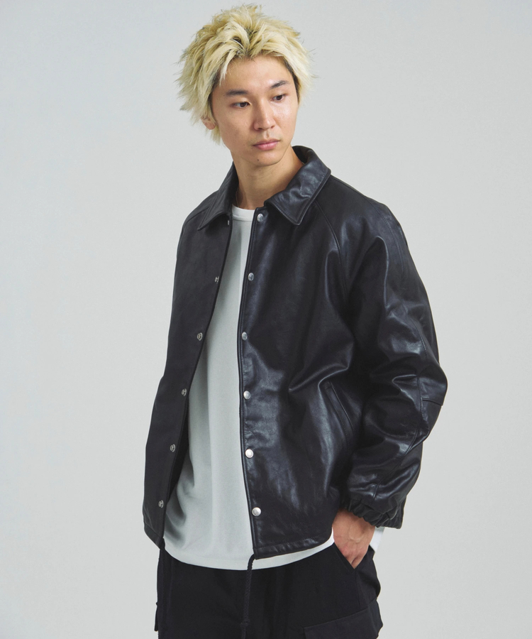 JACKROSE(ジャックローズ) |Schott/ショット LEATHER COACH JACKET(MENS)