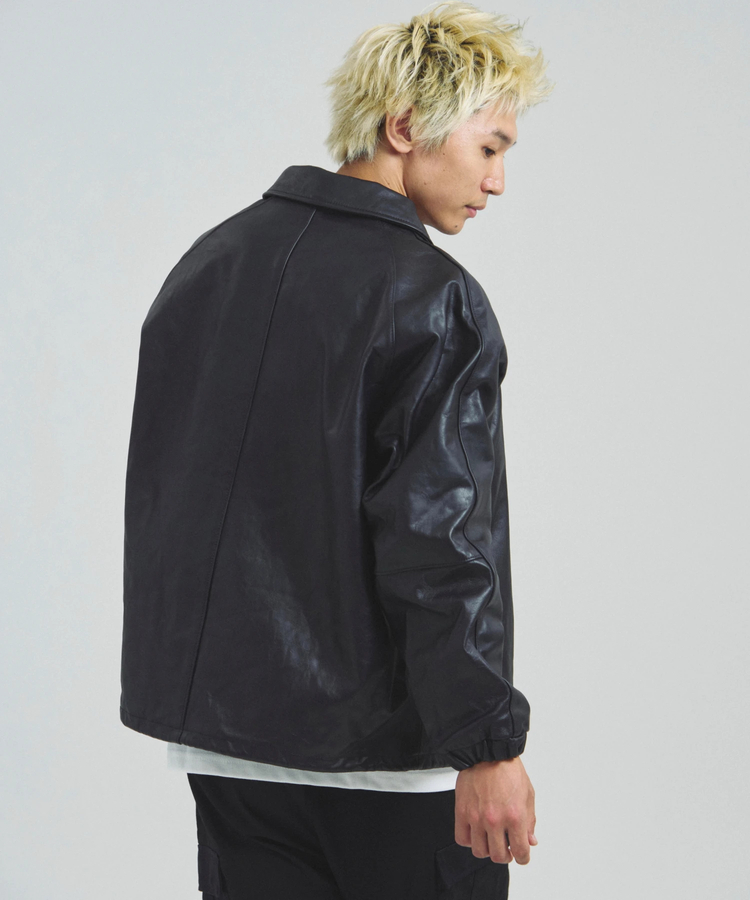 JACKROSE(ジャックローズ) |Schott/ショット LEATHER COACH JACKET(MENS)