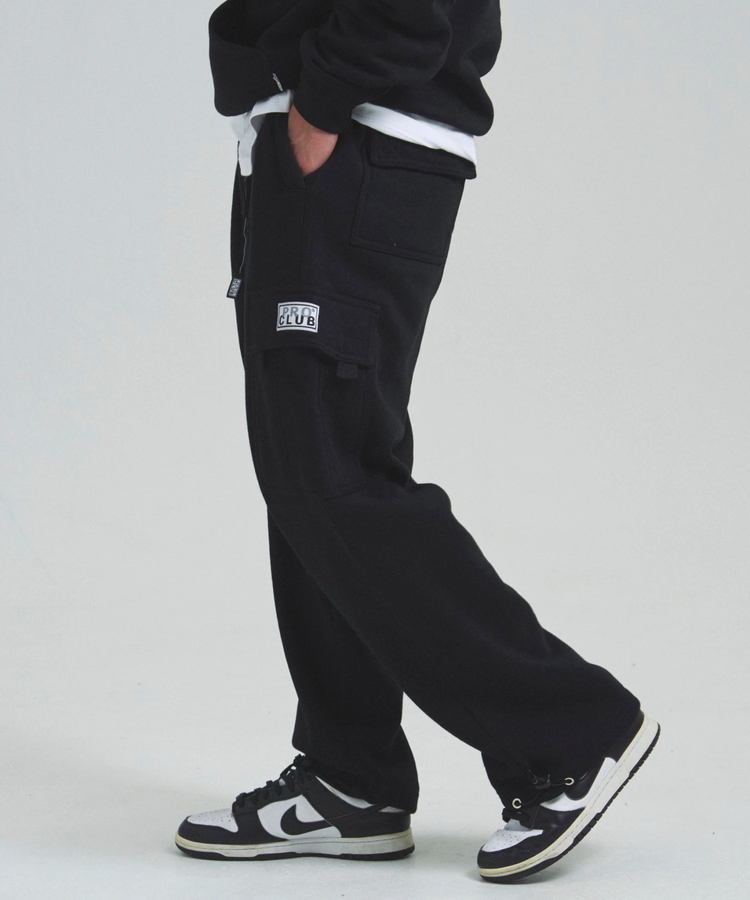 JACKROSE(ジャックローズ) |PRO CLUB/プロクラブ  Heavyweight Fleece Cargo Pants(MENS)