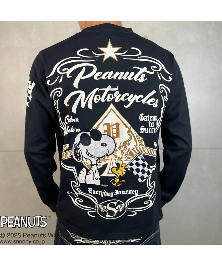 JACKROSE(ジャックローズ) |Flagstaff/フラッグスタッフ SNOOPY MOTORCYCLES LSTEE(MENS)