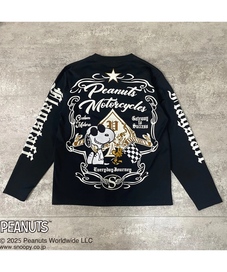 JACKROSE(ジャックローズ) |Flagstaff/フラッグスタッフ SNOOPY MOTORCYCLES LSTEE(MENS)