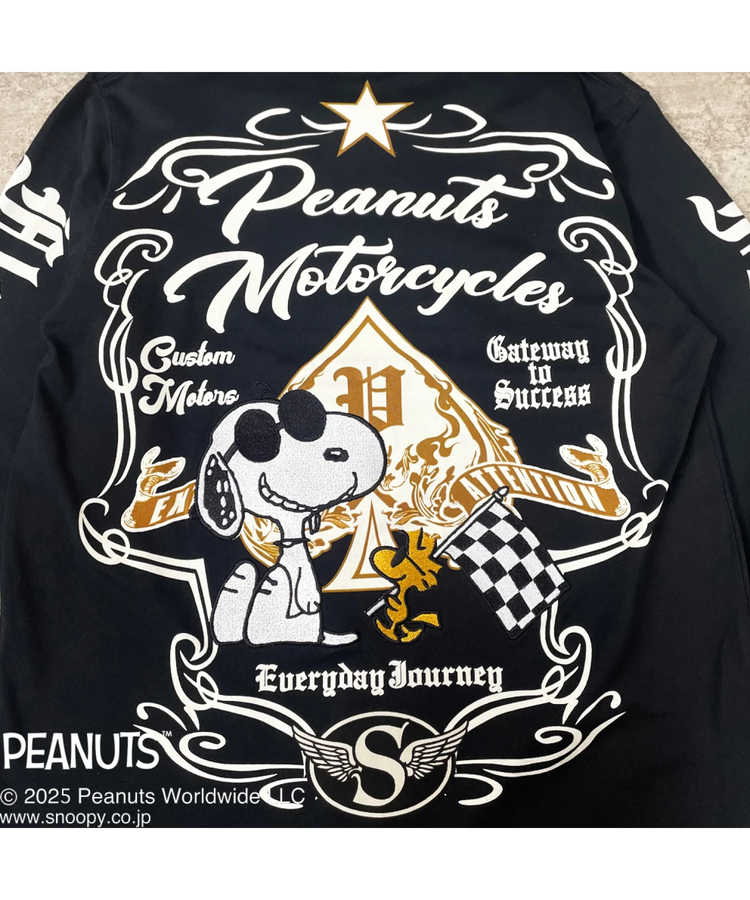 JACKROSE(ジャックローズ) |Flagstaff/フラッグスタッフ SNOOPY MOTORCYCLES LSTEE(MENS)
