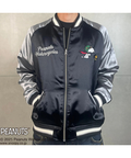 JACKROSE(ジャックローズ) |Flagstaff/フラッグスタッフ SNOOPY-MOTORCYCLES-リバーシブルスカジャン(MENS)