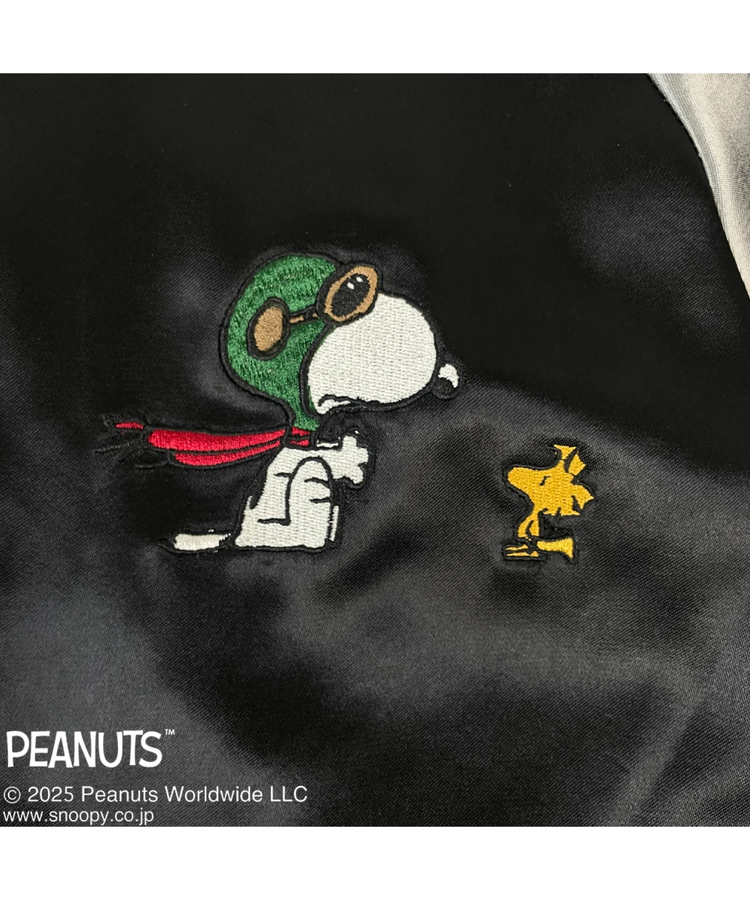 JACKROSE(ジャックローズ) |Flagstaff/フラッグスタッフ SNOOPY-MOTORCYCLES-リバーシブルスカジャン(MENS)