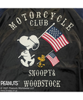 JACKROSE(ジャックローズ) |Flagstaff/フラッグスタッフ SNOOPY-MOTORCYCLES-リバーシブルスカジャン(MENS)