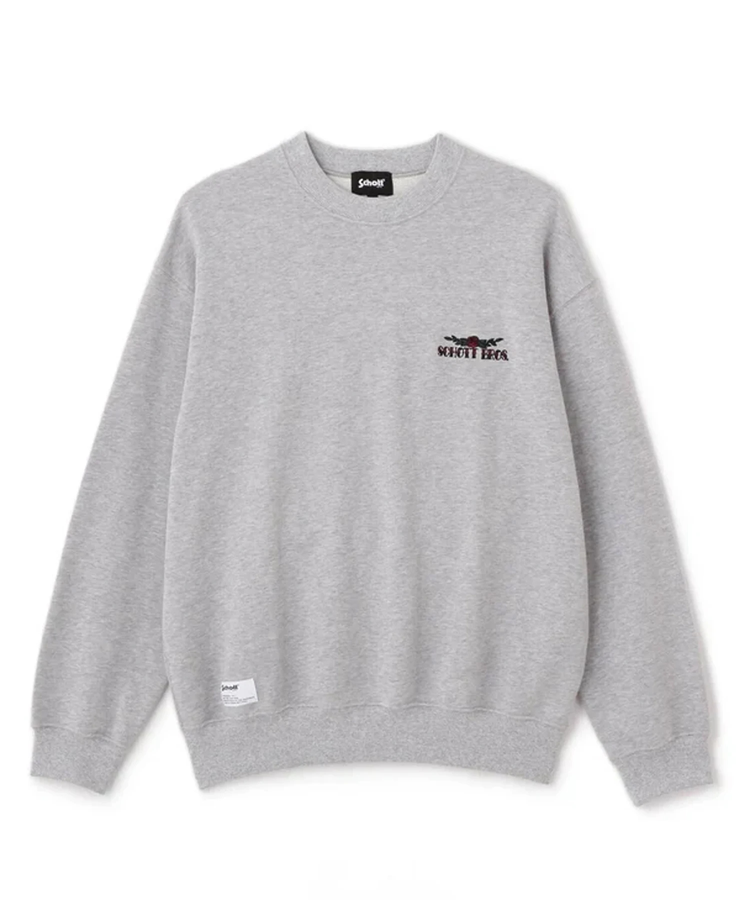 Schott】【ショット】 SALT AND PEPPER CREW SWEAT AMERICAN ORIGINAL 