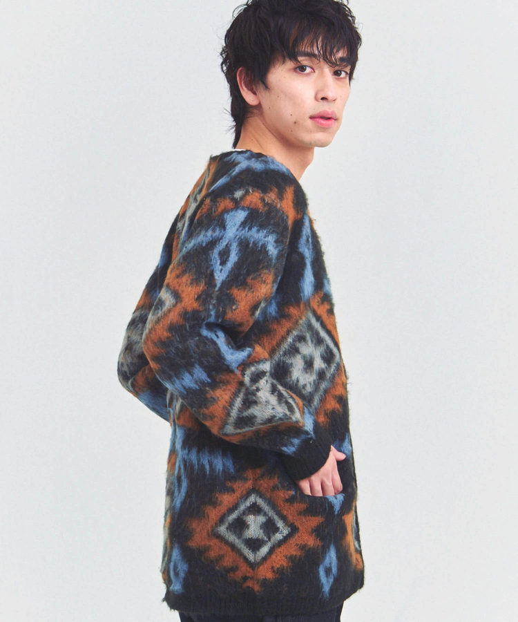 JACKROSE(ジャックローズ) |HOUSTON/ヒューストン MOHAIR TOUCH CARDIGAN(MENS)