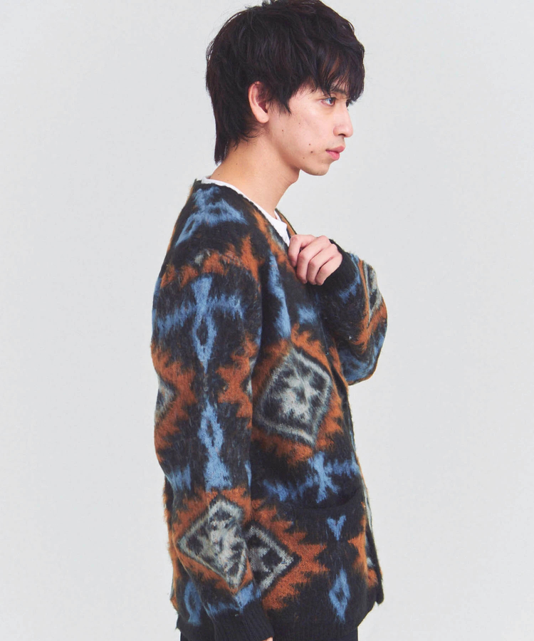 JACKROSE(ジャックローズ) |HOUSTON/ヒューストン MOHAIR TOUCH CARDIGAN(MENS)