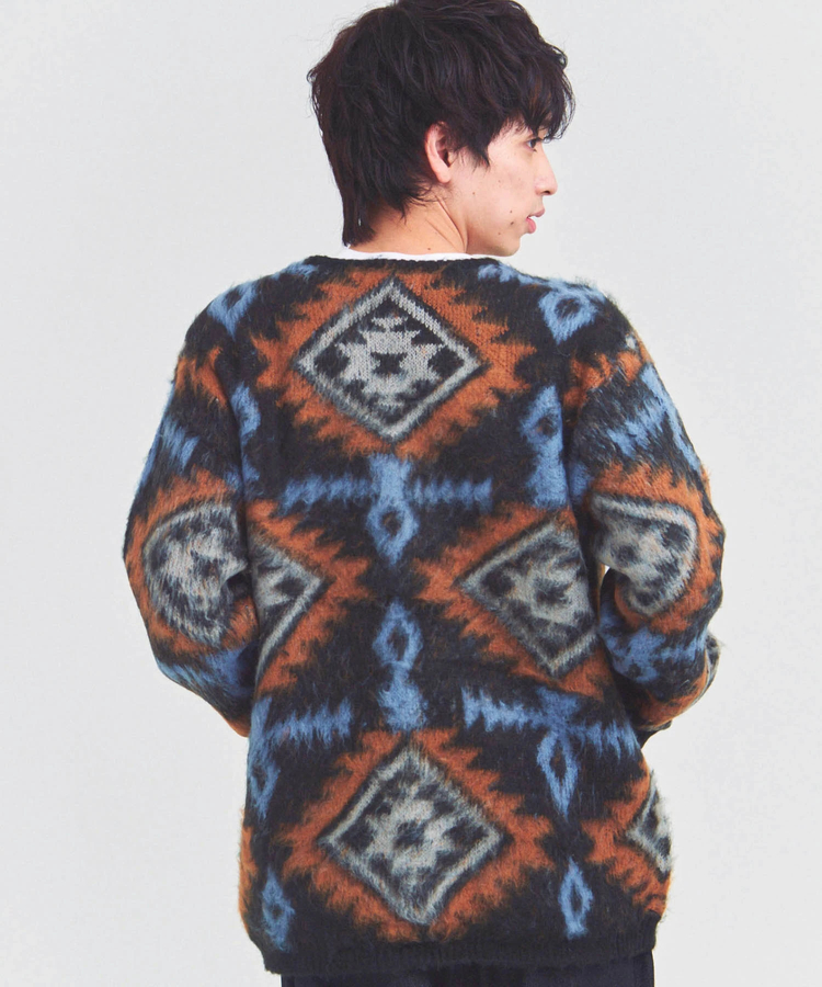 JACKROSE(ジャックローズ) |HOUSTON/ヒューストン MOHAIR TOUCH CARDIGAN(MENS)