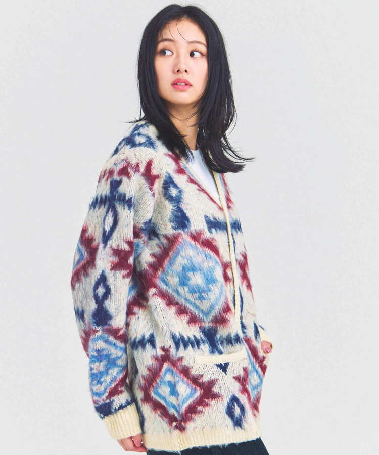 JACKROSE(ジャックローズ) |HOUSTON/ヒューストン MOHAIR TOUCH CARDIGAN(MENS)