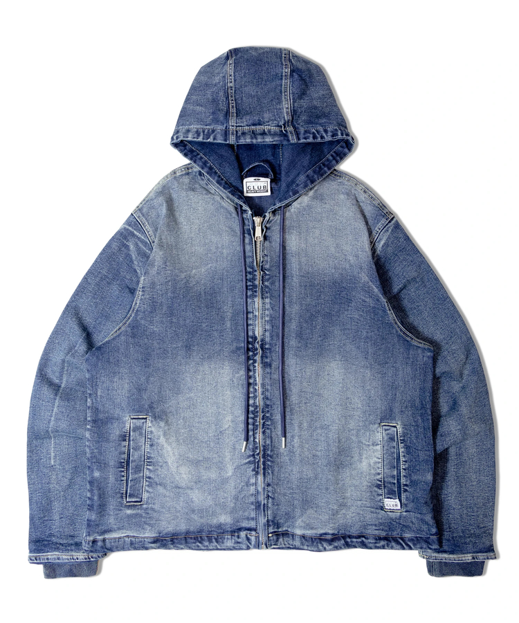 JACKROSE(ジャックローズ) |PRO CLUB/プロクラブ  Heavyweight Denim Zip-Up Jacket(MENS)