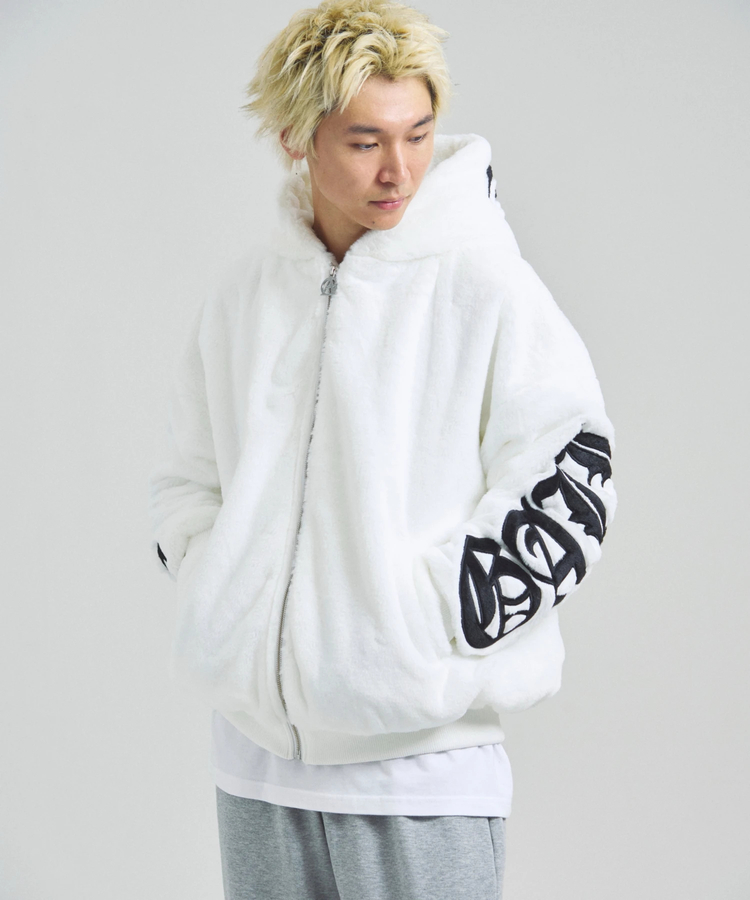 JACKROSE(ジャックローズ) |GA OLD ENGLISH LOGO FUR BLOUSON(MENS)