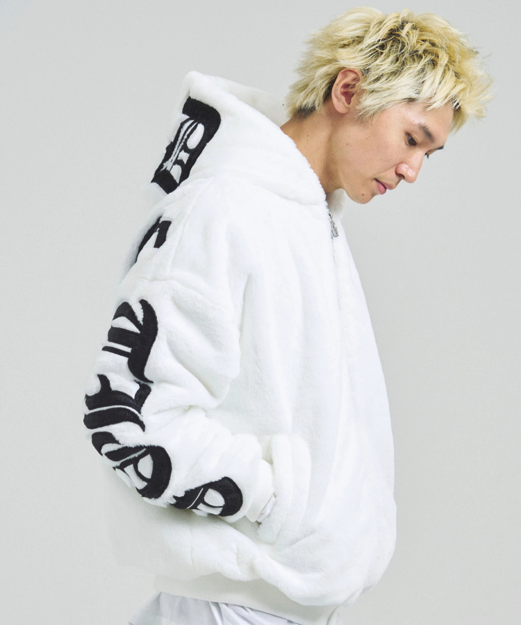 JACKROSE(ジャックローズ) |GA OLD ENGLISH LOGO FUR BLOUSON(MENS)