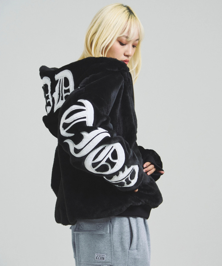 JACKROSE(ジャックローズ) |GA OLD ENGLISH LOGO FUR BLOUSON(MENS)