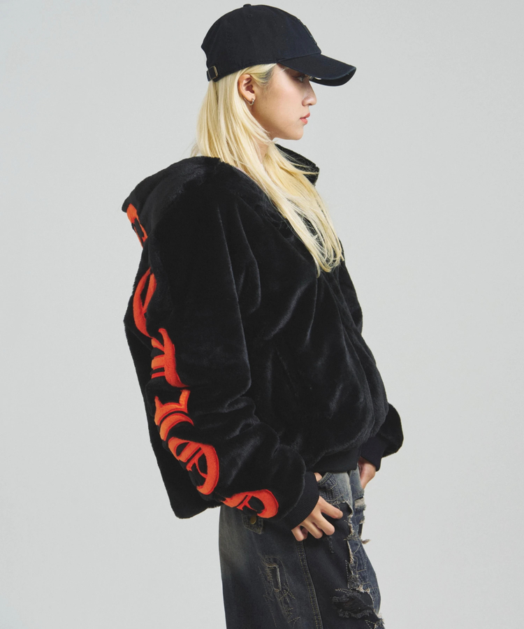 JACKROSE(ジャックローズ) |GA OLD ENGLISH LOGO FUR BLOUSON(MENS)