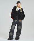 JACKROSE(ジャックローズ) |GA OLD ENGLISH LOGO FUR BLOUSON(MENS)