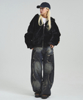 JACKROSE(ジャックローズ) |GA OLD ENGLISH LOGO FUR BLOUSON(MENS)