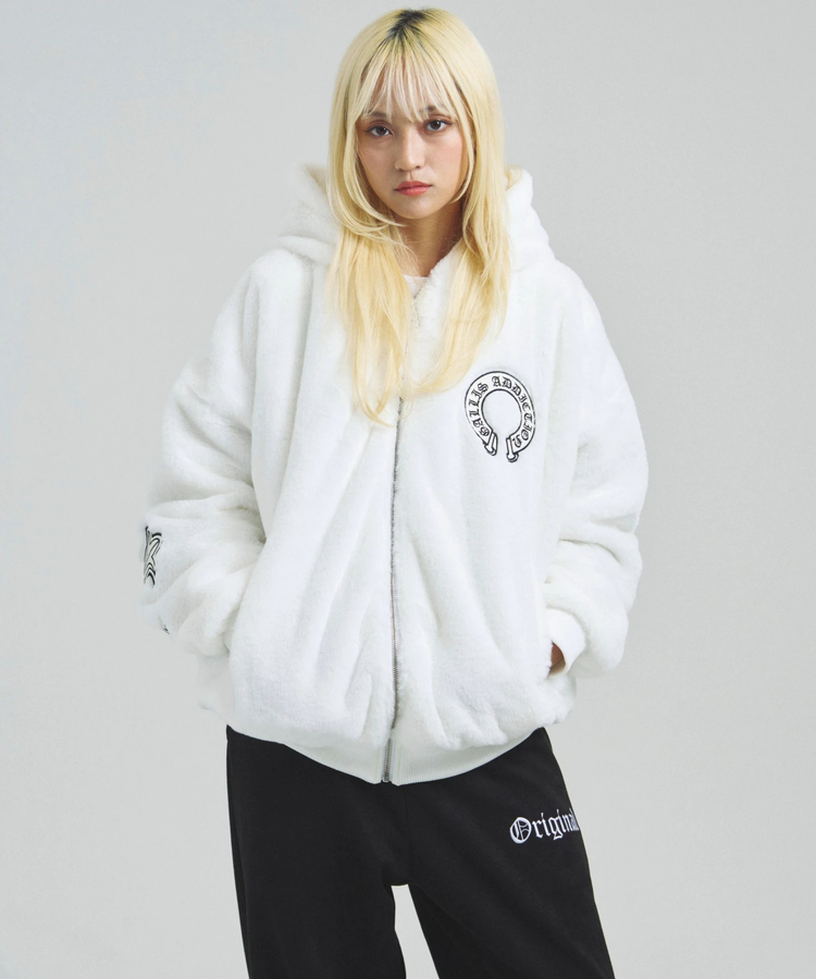 JACKROSE(ジャックローズ) |GA CROSS-EMBLEM FUR BLOUSON(MENS)