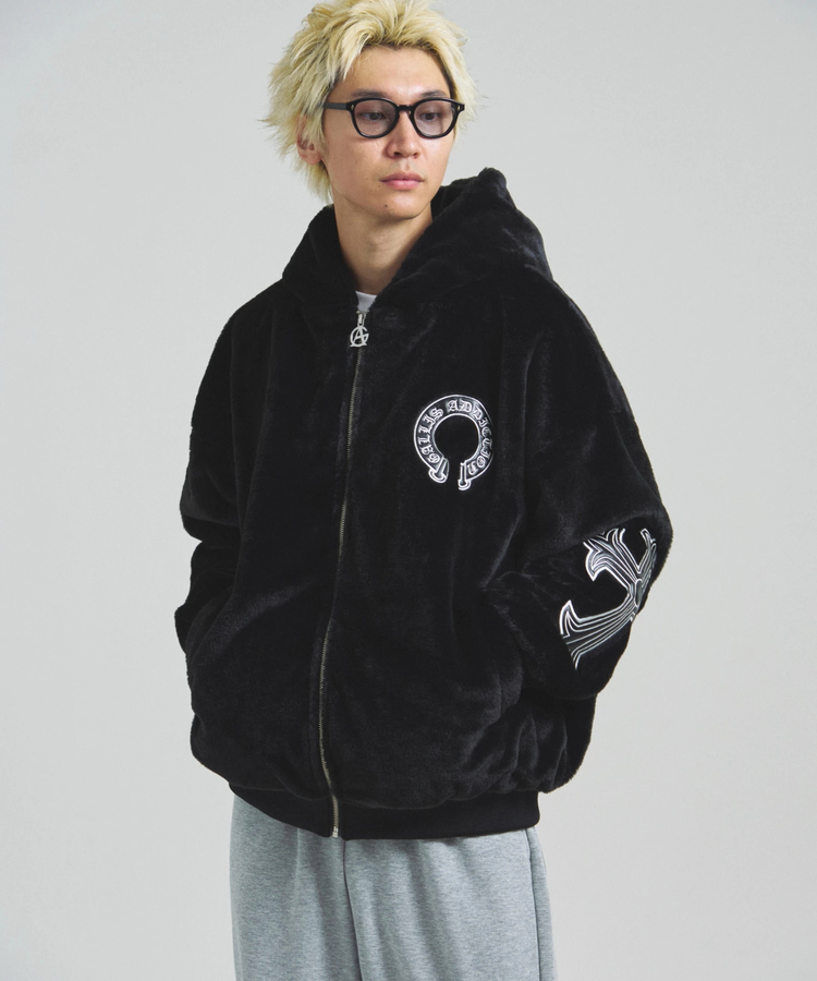 JACKROSE(ジャックローズ) |GA CROSS-EMBLEM FUR BLOUSON(MENS)