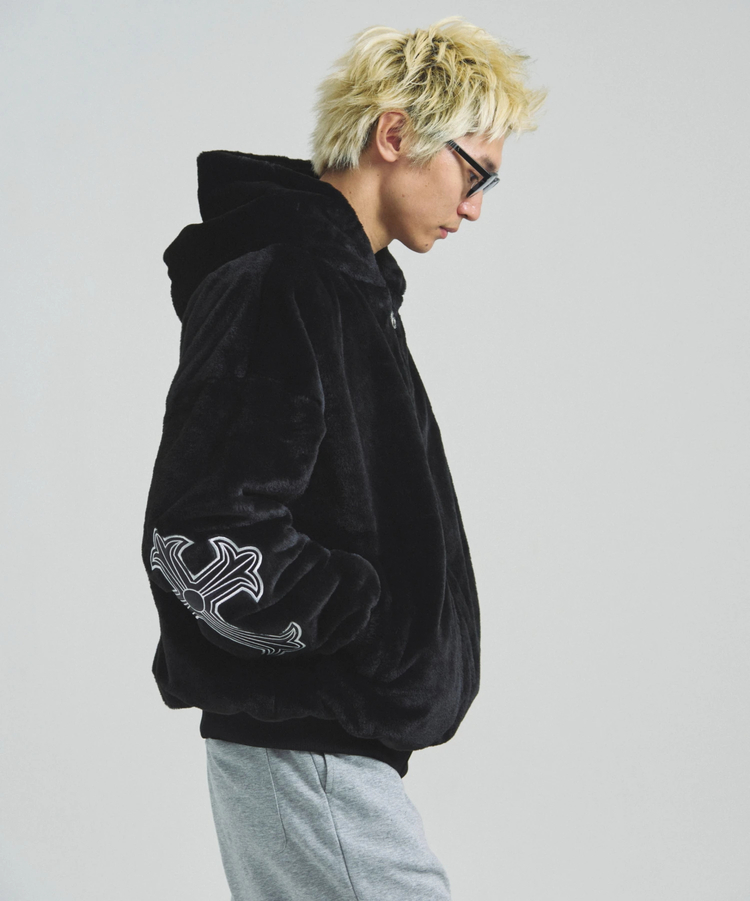 JACKROSE(ジャックローズ) |GA CROSS-EMBLEM FUR BLOUSON(MENS)