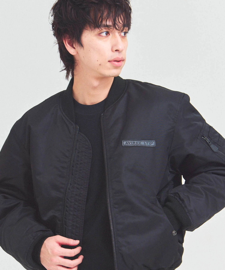 AVIREX/アヴィレックス MA-1 SIGNATURE BIG LOGO(MENS)｜ファッション