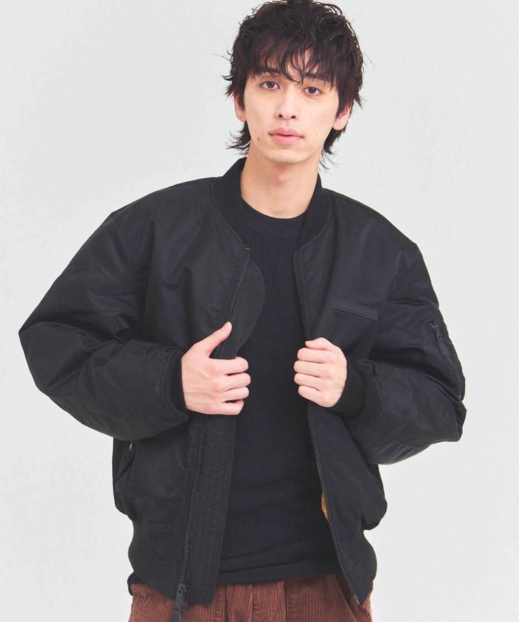 AVIREX/アヴィレックス MA-1 SIGNATURE BIG LOGO(MENS)｜ファッション