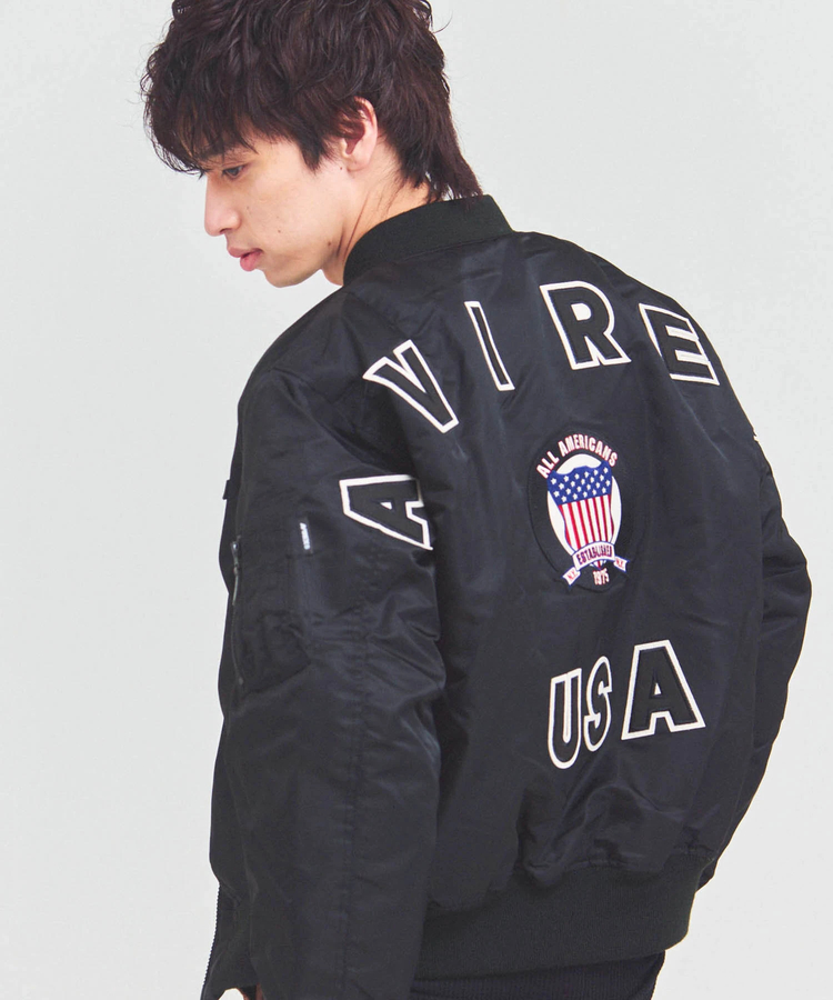 AVIREX/アヴィレックス MA-1 SIGNATURE BIG LOGO(MENS)｜ファッション