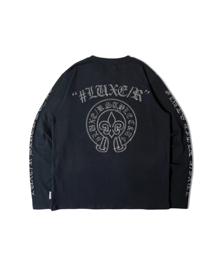 JACKROSE(ジャックローズ) |LUXE/R/ラグジュ 46158-ラインストーン 紋章 LSTEE(MENS)