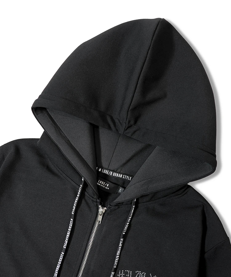 JACKROSE(ジャックローズ) |LUXE/R /ラグジュ 46172-ラインストーン・紋章ーZIP  UP PK(MENS) *セットアップ対応
