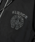JACKROSE(ジャックローズ) |LUXE/R /ラグジュ 46172-ラインストーン・紋章ーZIP  UP PK(MENS) *セットアップ対応