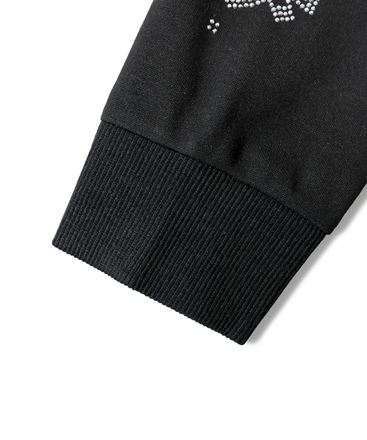 JACKROSE(ジャックローズ) |LUXE/R /ラグジュ 46172-ラインストーン・紋章ーZIP  UP PK(MENS) *セットアップ対応