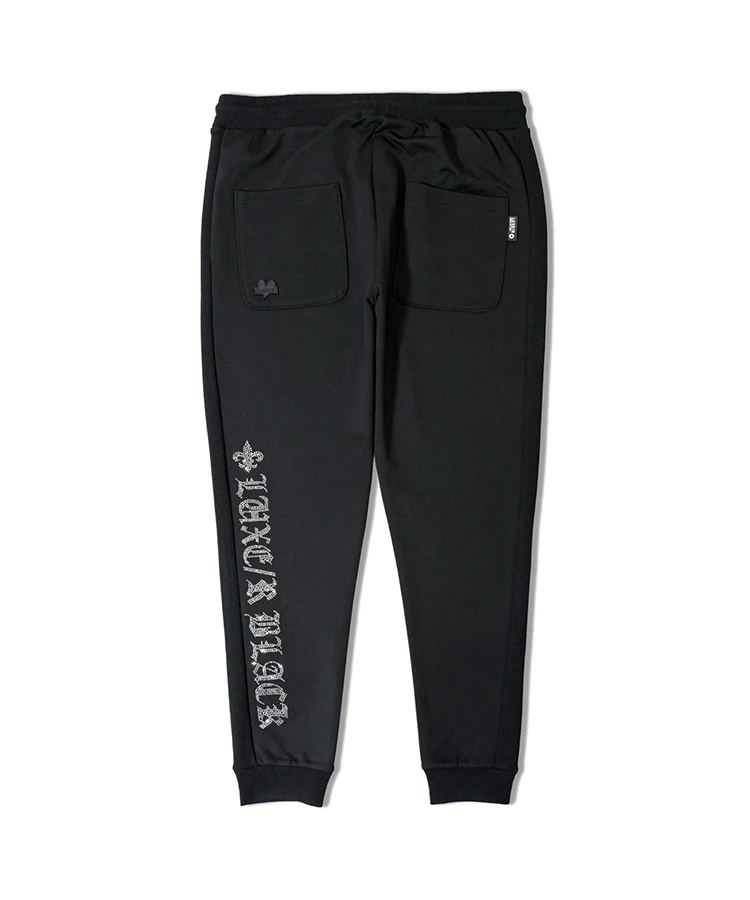 JACKROSE(ジャックローズ) |LUXE/R /ラグジュ 46173-ラインストーン・紋章ージョガーパンツ(MENS) *セットアップ対応