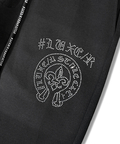 JACKROSE(ジャックローズ) |LUXE/R /ラグジュ 46173-ラインストーン・紋章ージョガーパンツ(MENS) *セットアップ対応