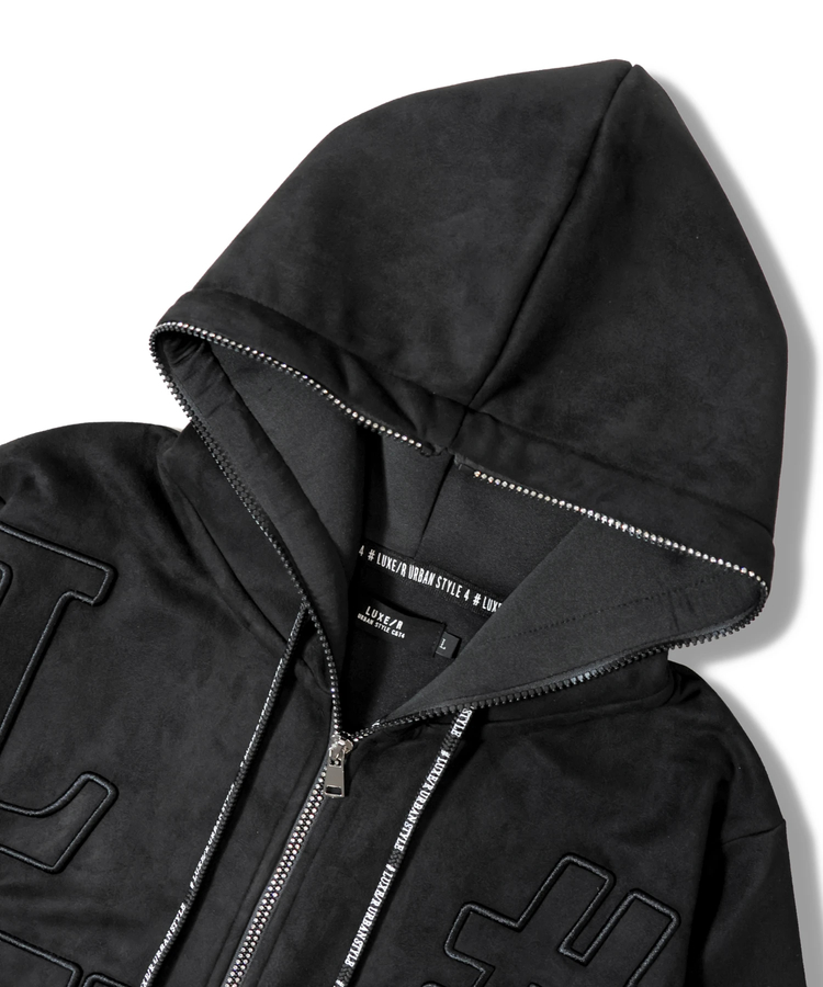 JACKROSE(ジャックローズ) |LUXE/R /ラグジュ 46093&46147-フェイクスウェード ZIP  UP PK(MENS)