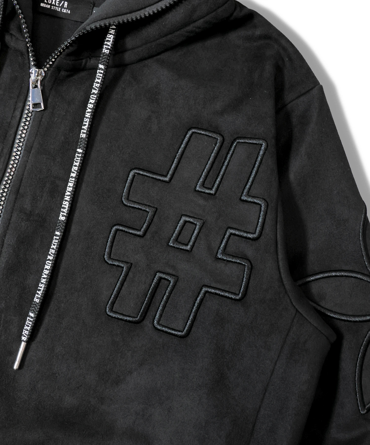 JACKROSE(ジャックローズ) |LUXE/R /ラグジュ 46093&46147-フェイクスウェード ZIP  UP PK(MENS)