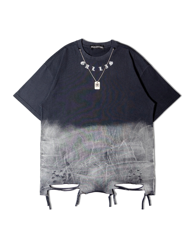JACKROSE(ジャックローズ) |GA BLEACH-WASH CROSS SS TEE(MENS)