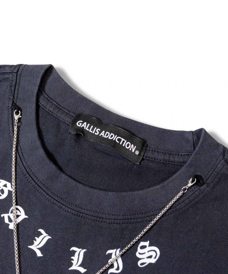 JACKROSE(ジャックローズ) |GA BLEACH-WASH CROSS SS TEE(MENS)