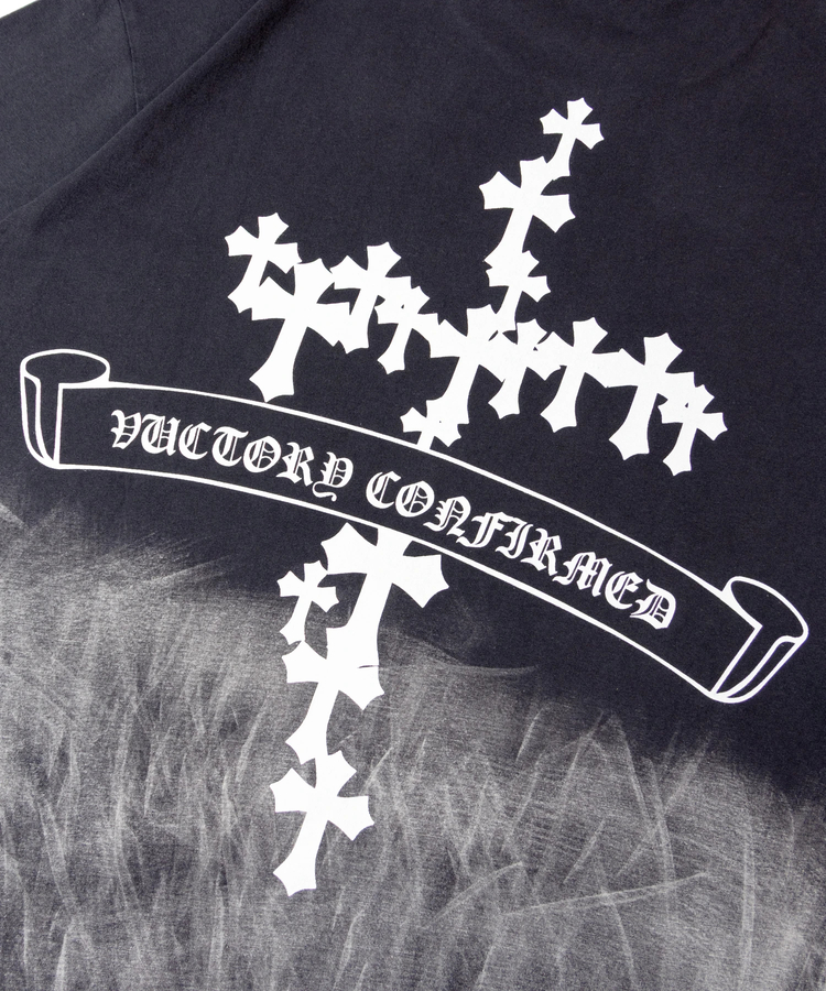 JACKROSE(ジャックローズ) |GA BLEACH-WASH CROSS SS TEE(MENS)
