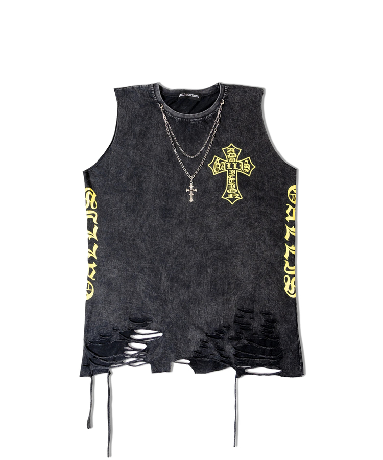 JACKROSE(ジャックローズ) |GA CHEMICAL-DAMAGE NO-SLEEVE(MENS)