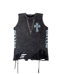 JACKROSE(ジャックローズ) |GA CHEMICAL-DAMAGE NO-SLEEVE(MENS)