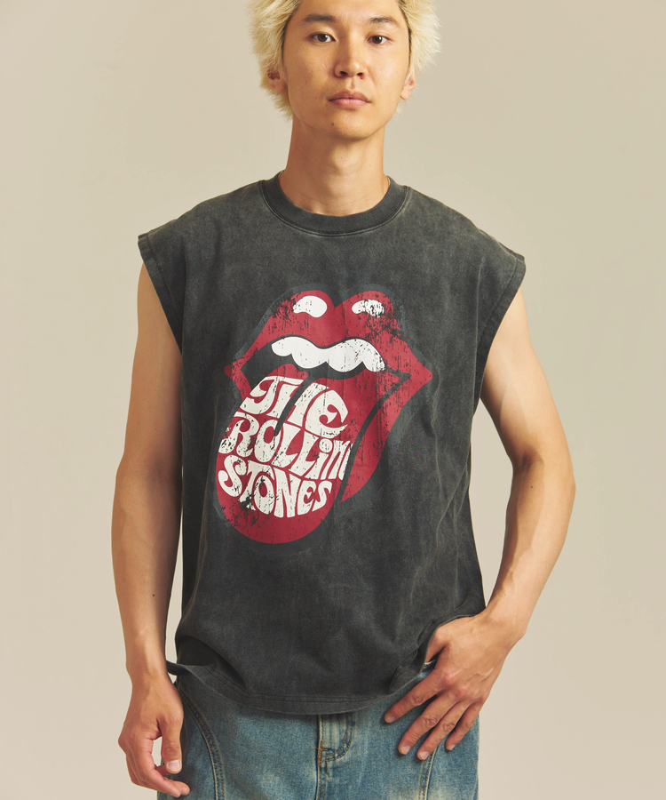 JACKROSE(ジャックローズ) |【The Rolling Stones×JACKROSE】Lips&Tongue TOUR ノースリーブ(MENS)