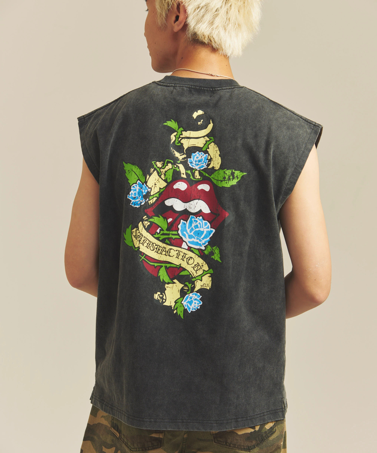 JACKROSE(ジャックローズ) |【The Rolling Stones×JACKROSE】Lips&Tongue TOUR ノースリーブ(MENS)