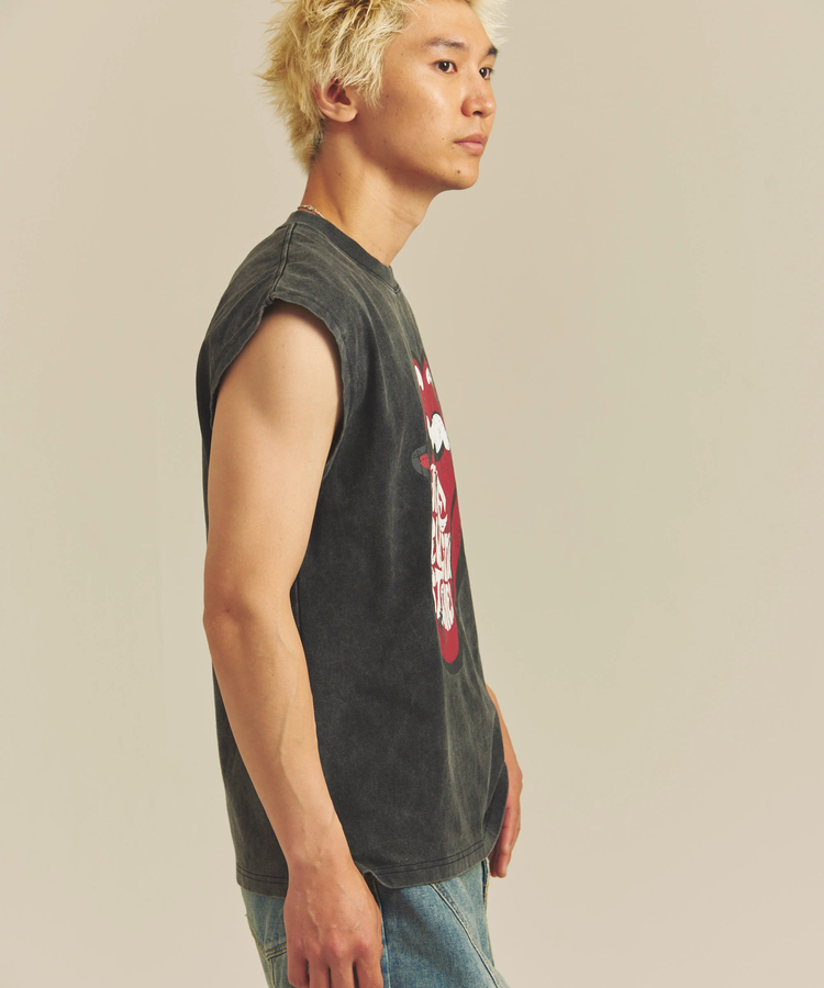 JACKROSE(ジャックローズ) |【The Rolling Stones×JACKROSE】Lips&Tongue TOUR ノースリーブ(MENS)
