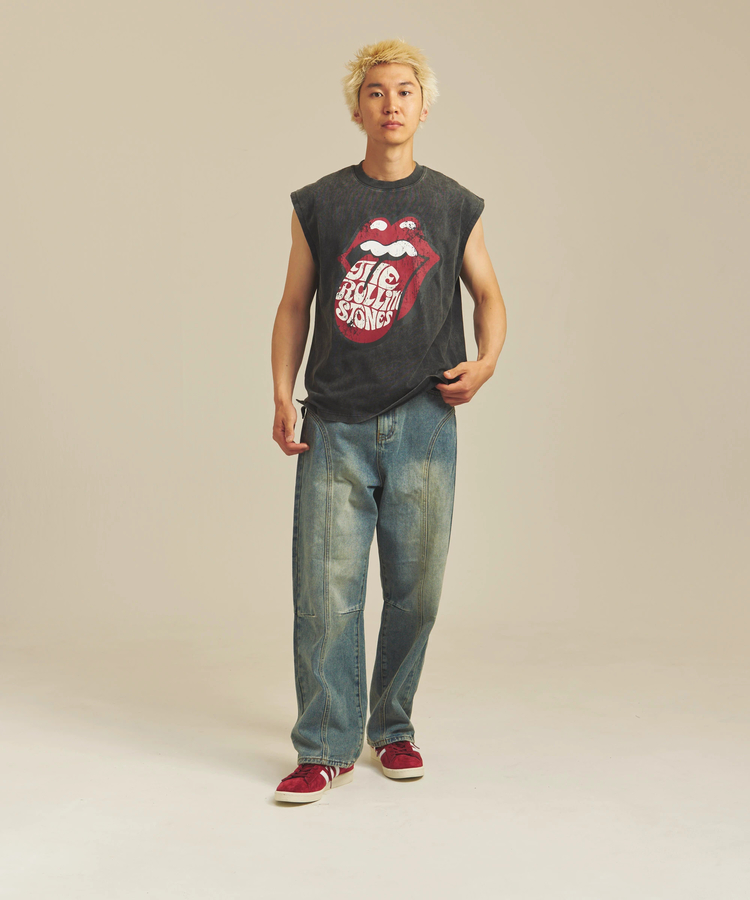 JACKROSE(ジャックローズ) |【The Rolling Stones×JACKROSE】Lips&Tongue TOUR ノースリーブ(MENS)