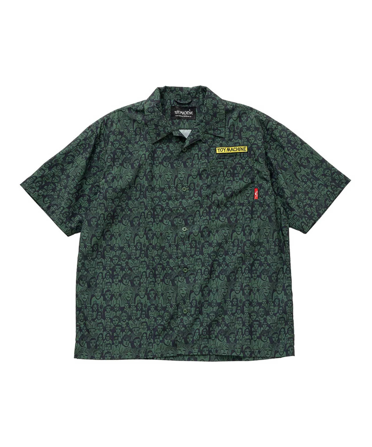 JACKROSE(ジャックローズ) |TOY MACHINE/トイマシーン FACE IN THE CROWD DRY SS SHIRTS(MENS)
