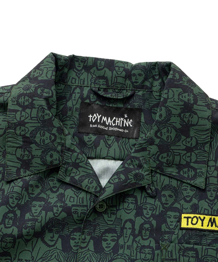 JACKROSE(ジャックローズ) |TOY MACHINE/トイマシーン FACE IN THE CROWD DRY SS SHIRTS(MENS)