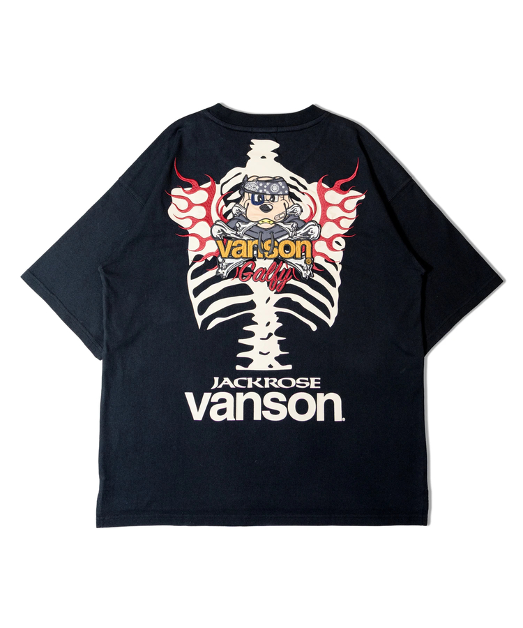 JACKROSE(ジャックローズ) |【VANSON×GALFY×JACKROSE】 骨犬Tee SS(MENS)*セットアップ対応